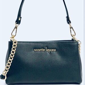 Nanette Lepore Charcoal Crossbody Bag